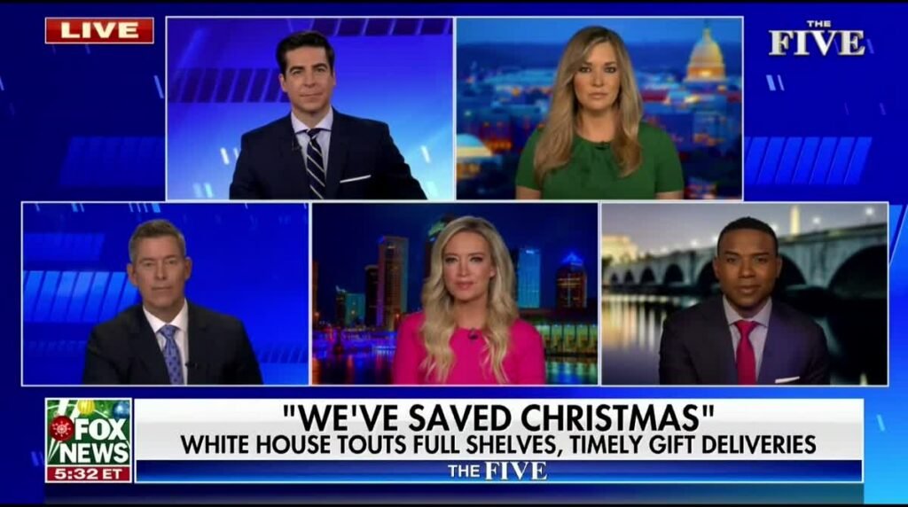 Fox News Claims Biden Can't Save Christmas, Only Trump